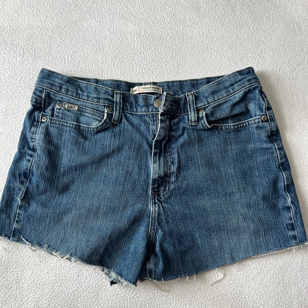 Lee Women's Blue Denim Shorts